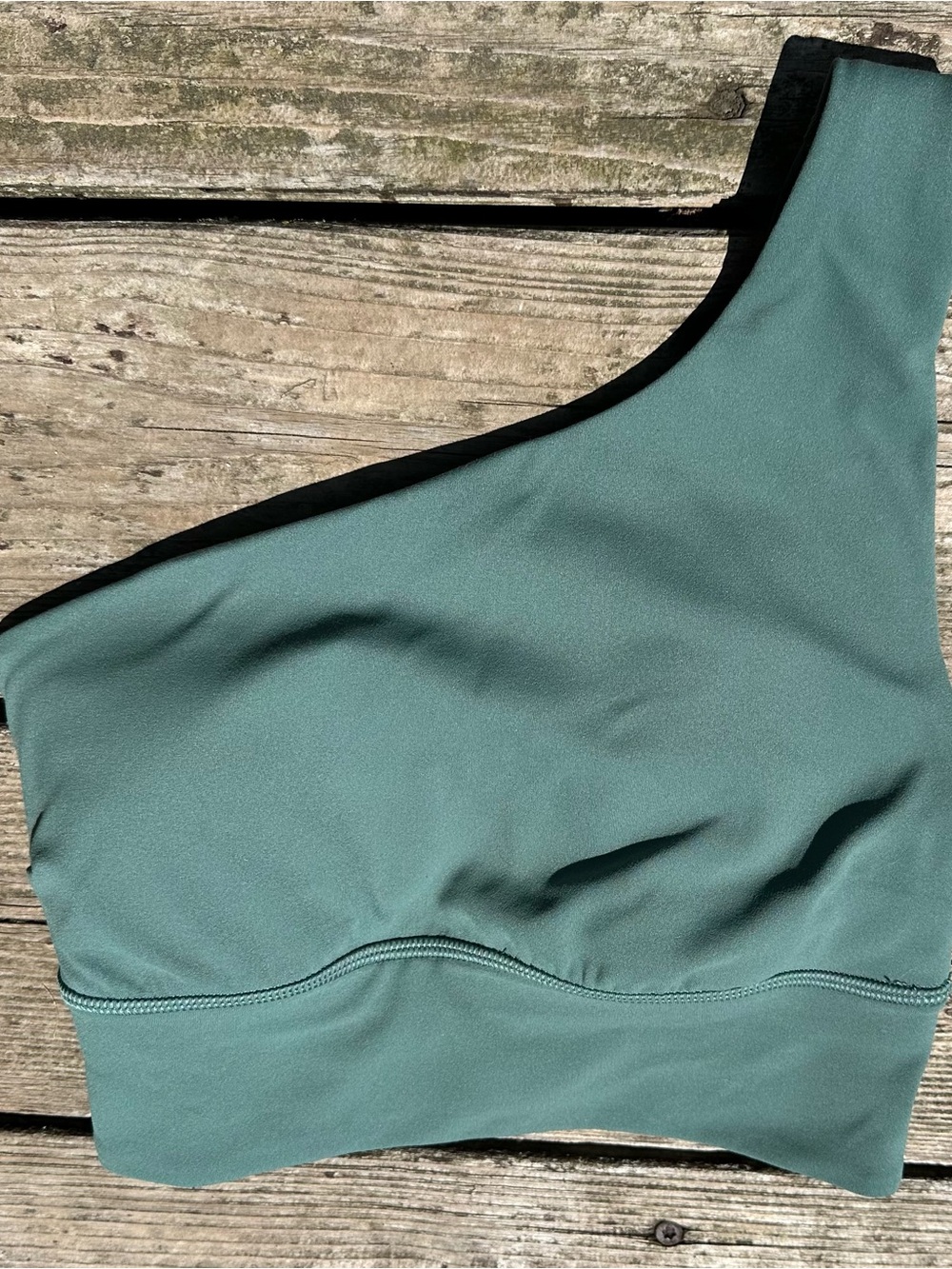 lululemon athletica asymmetric one shoulder sports bra